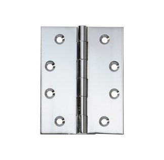 2673 Hinge - Butt Hinge - Fixed Pin - Chrome Plate - 100x75x3mm