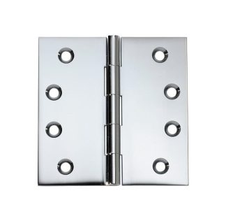 2674 Hinge - Butt Hinge - Fixed Pin - Chrome Plate - 100x100x3mmmm