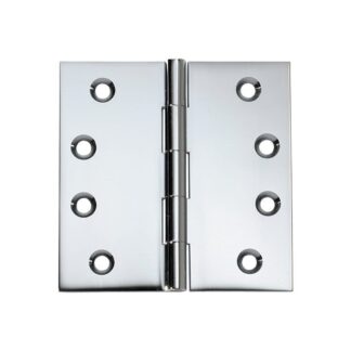 2674 Hinge - Butt Hinge - Fixed Pin - Chrome Plate - 100x100x3mmmm