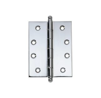 2678 Hinge - Butt Hinge - Loose Pin Ball - Chrome Plate - 100x75mm