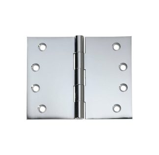 2690 Hinge - Broad Butt Hinge - Chrome Plate - 100x125x4mm