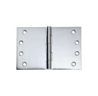2691 Hinge - Broad Butt Hinge - Chrome Plate - 100x150x4mm