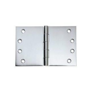 2691 Hinge - Broad Butt Hinge - Chrome Plate - 100x150x4mm