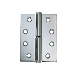 2695 Hinge - Lift Off Hinge - Right Hand - Chrome Plate - 100x75x2.5mm