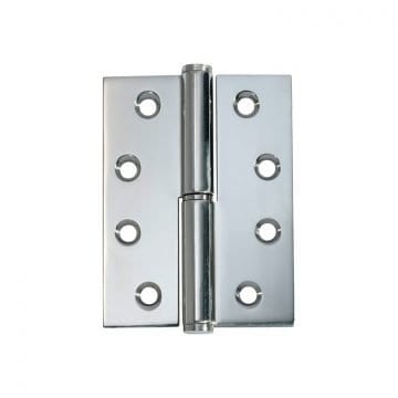 2696 Hinge - Lift Off Hinge - Left Hand - Chrome Plate - 100x75x2.5mm