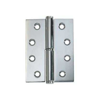 2696 Hinge - Lift Off Hinge - Left Hand - Chrome Plate - 100x75x2.5mm
