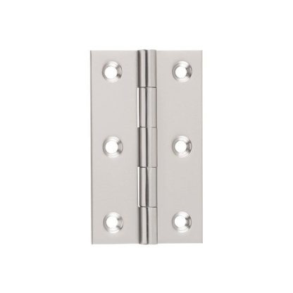 2720 Hinge - Butt Hinge - Fixed Pin - Satin Nickel- 89x50x2.5mm