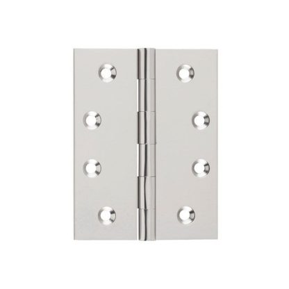 2723 Hinge - Butt Hinge - Fixed Pin - Satin Nickel- 100x75x3mm