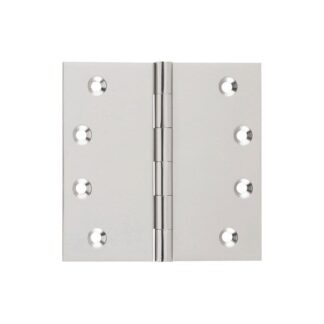 2724 Hinge - Butt Hinge - Fixed Pin - Satin Nickel- 100x100x3mm