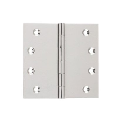 2724 Hinge - Butt Hinge - Fixed Pin - Satin Nickel- 100x100x3mm