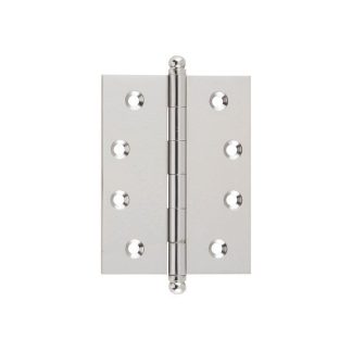 2728 Hinge - Butt Hinge - Loose Pin Ball - Satin Nickel- 100x75mm