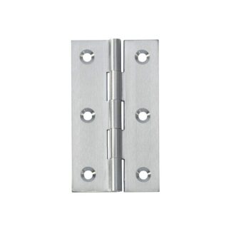 2770 Hinge - Butt Hinge - Fixed Pin - Satin Chrome - 89x50x2.5mm