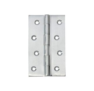2772 Hinge - Butt Hinge - Fixed Pin - Satin Chrome - 100x60x2.5mm