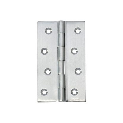 2772 Hinge - Butt Hinge - Fixed Pin - Satin Chrome - 100x60x2.5mm