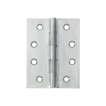 2773 Hinge - Butt Hinge - Fixed Pin - Satin Chrome - 100x75x3mm