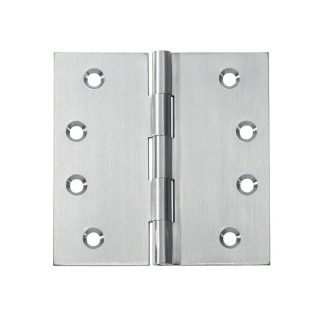2774 Hinge - Butt Hinge - Fixed Pin - Satin Chrome - 100x100x3mmmm