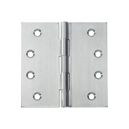 2774 Hinge - Butt Hinge - Fixed Pin - Satin Chrome - 100x100x3mmmm