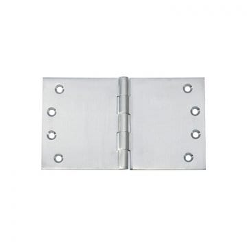 2792 Hinge - Broad Butt Hinge - Satin Chrome - 100x175x4mm