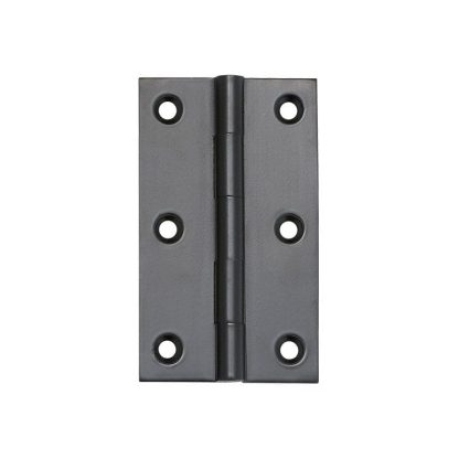 2970 Hinge - Butt Hinge - Fixed Pin - Matt Black - 89x50x2.5mm