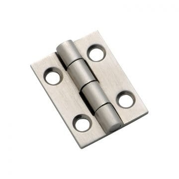 3120 Hinge - Butt Hinge - Fixed Pin - Satin Chrome - 25x22mm