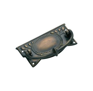 3221 Cabinet Handle - 100x48mm - Sheet Brass - Antique Brass