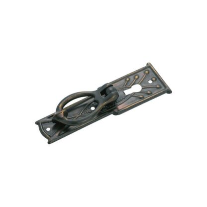 3223 Pedestal Handle - 30x100mm - Sheet Brass - Antique Brass