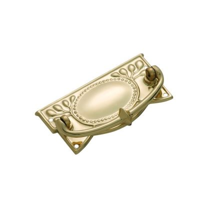 3321 Cabinet Handle - 100x45mm - Sheet Brass - Polished Brass