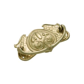 3390 Cabinet Handle - 120x65mm - Sheet Brass - Polished Brass