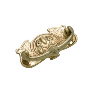 3392 Cabinet Handle - 66x35mm - Sheet Brass - Polished Brass