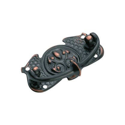 3397 Cabinet Handle - 66x35mm - Sheet Brass - Antique Copper