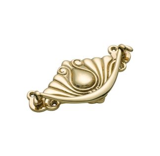 3454 Cabinet Handle - 110x60mm - Polished Brass