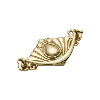 3454 Cabinet Handle - 110x60mm - Polished Brass