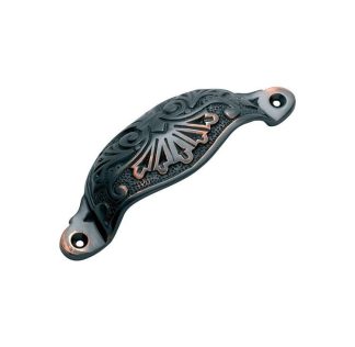 3562 Drawer Pull - 110x35mm - Antique Copper