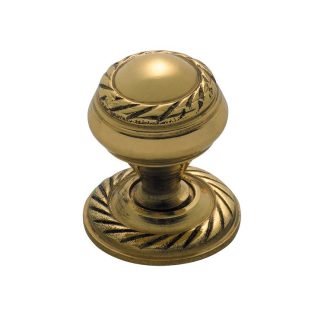 Tradco 3670 - Georgian Cupboard Knob - 19mm - Polished Brass