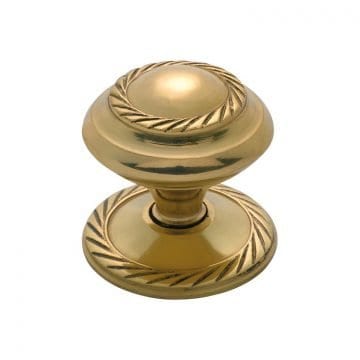 Tradco 3672 - Georgian Cupboard Knob - 32mm - Polished Brass
