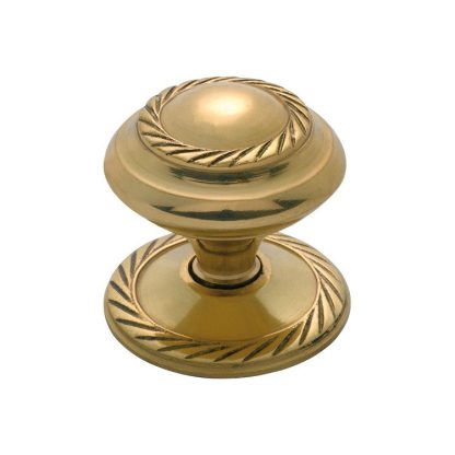 Tradco 3672 - Georgian Cupboard Knob -  32mm -  Polished Brass