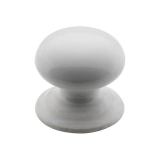 3742 -  Porcelain Knob-   White 38mm
