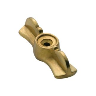 3810 - Butterfly Catch - Polished Brass - 45mm