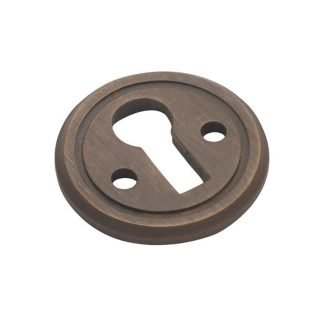 3829 - Round Escutcheon - 23mm - Antique Brass