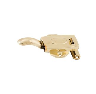 3831 - Kitchen Dresser Latch L/H - Sheet Brass - Polished Brass