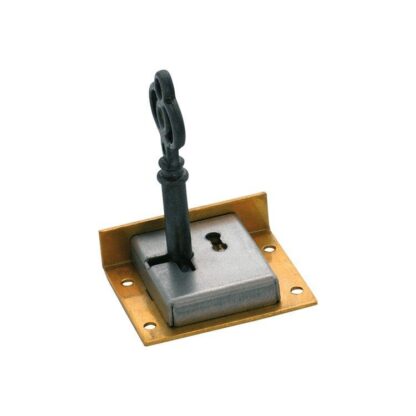 4004 - Drawer / Till Lock - 38x22mm - Solid Brass
