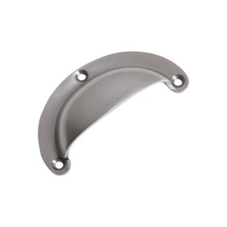 4090 - Drawer Pull Plain CI  - Polished Metal - 100x40mm
