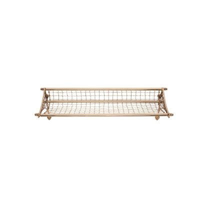 4840  Luggage Rack NSWR -  Polished Brass
