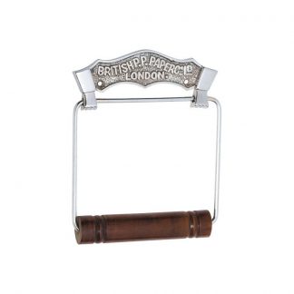 4867 - Toilet Roll Holder - British -  Chrome Plate