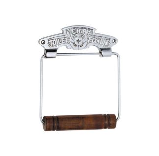4868  - Toilet Roll Holder - Victoria -  Chrome Plate
