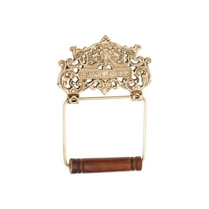 4880 - Toilet Roll Holder - Albany -  Polished Brass