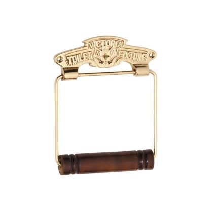 4883 - Toilet Roll Holder - Victoria -  Polished Brass