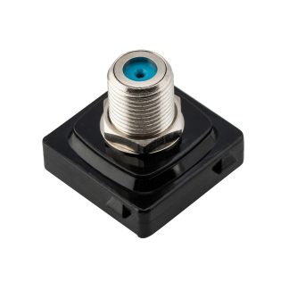 5028 - Socket Pay TV Mechanism F Connector Black.