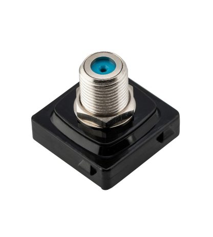 5028 - Socket Pay TV Mechanism F Connector Black.