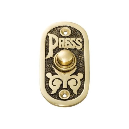 5501 - Bell Press -  40x80mm - Polished Brass